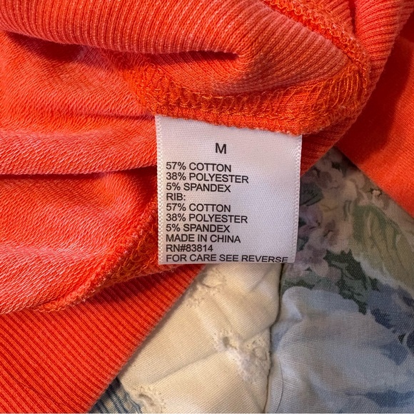 Sunnyside by Sundry Orange Boxy Sweatshirt - Picture 4 of 6